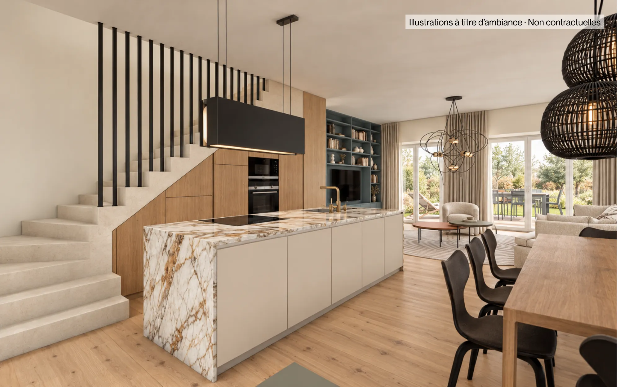 Cuisine d'une maison Acacia