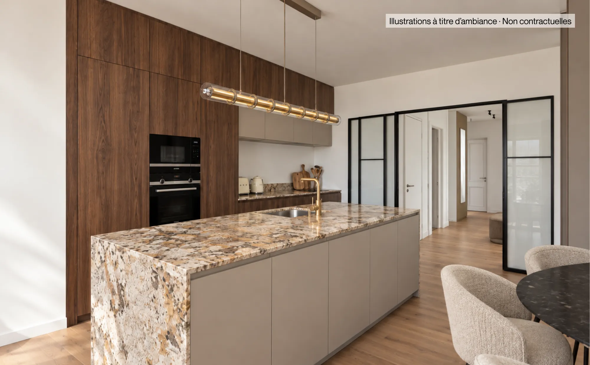 Cuisine d'une maison Acacia